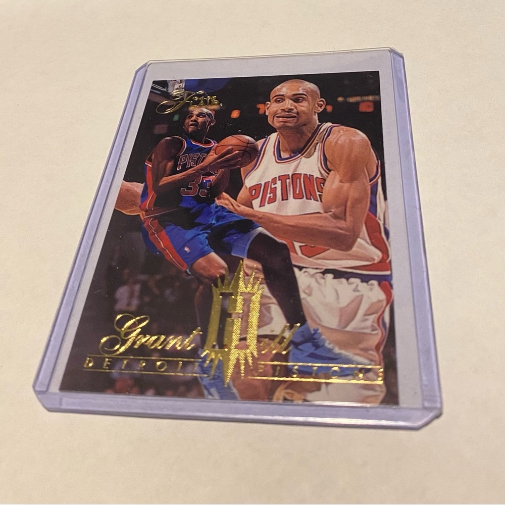 Grant Hill 1995 Rookie Flair Basketball Card Vintage Collectible